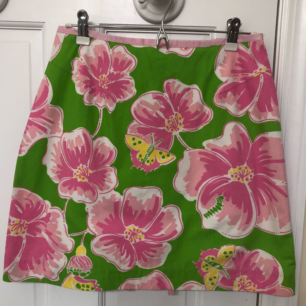 Lilly Pulitzer flower skirt